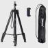 Jmary KP-2208 Multi-Functional Aluminum Tripod for Cameras & Mobile Phone - Black